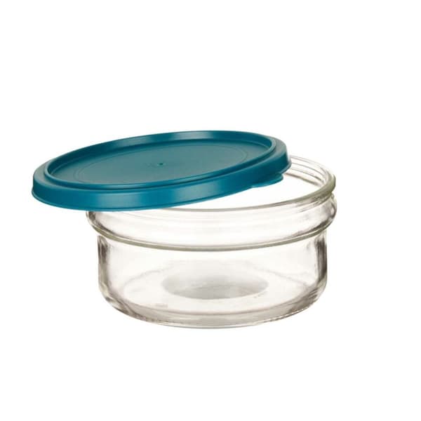 Rund madkasse med låg Grøn polypropylen 415 ml 12 x 6 x 12 cm (24 enheder)