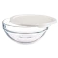 Miniatyrbillede 3 af 4: Rund madkasse med låg Pasabahce Chefs Hvid 595 ml 14 x 6,3 x 14 cm (6 enheder)