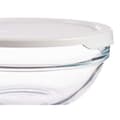 Miniatyrbillede 4 af 4: Rund madkasse med låg Pasabahce Chefs Hvid 595 ml 14 x 6,3 x 14 cm (6 enheder)