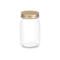 Miniatyrbilde 2 av 3: Krukke Vivalto CWDH03-8PK Gjennomsiktig Gyllen 500 ml (24 enheter)