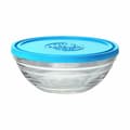 Miniatyrbilde 2 av 2: Rund Lunsjboks med Lokk Duralex FreshBox Blå 310 ml (12 enheter)