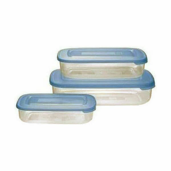 Matboks Tontarelli Family Blå Rektangulær 29,6 x 19,8 x 7,7 cm (20 enheter)