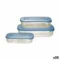 Miniatyrbilde 1 av 2: Matboks Tontarelli Family Blå Rektangulær 29,6 x 19,8 x 7,7 cm (20 enheter)