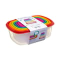 Pikkukuva 9 / 10: 6 Eväsrasiasetti 5five Simply Smart polypropeeni 300 ml 225 ml 175 ml 12,5 ml 0,3 g 245 ml Monivärinen Suorakulmainen