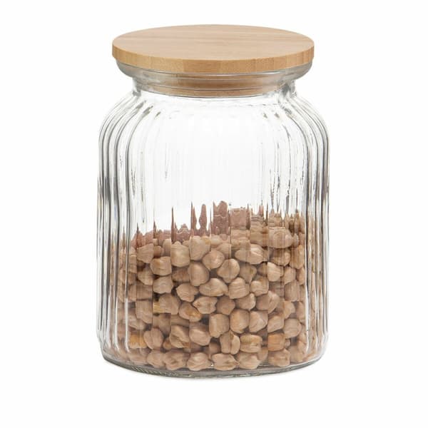 Purkki Andrea House MS72137 Lasi Bambu Keittiö 1 L