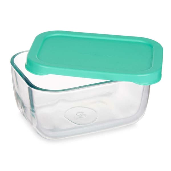 Eväsrasia Pasabahce SNOW BOX Vihreä Läpinäkyvä Lasi Polyetyleeni 420 ml 12,5 x 6 x 9,5 cm (12 osaa)
