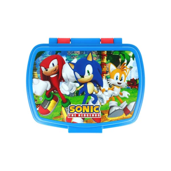 Sonic the Hedgehog-madkasse med holdbart plastmateriale og stor kapacitet