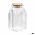 Miniatyrbillede 1 af 2: Beholder La Mediterránea Stribet 1,4 L Glas (12 enheder)