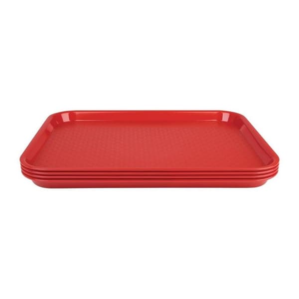Plateau Snabbmat 415 x 305 mm - 7 färger - Kristallon - Mörkgrå - l415- L1- P1- h1