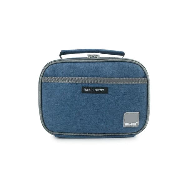 Lunsjboks med tilbehør Ibili 753401a Blå Polyester Borosilikatglass 21 x 13 x 14 cm