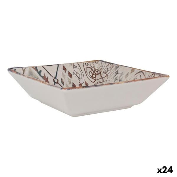 Salaattikulho La Mediterránea Grecia Posliini 18 x 18 x 5 cm (24 osaa)