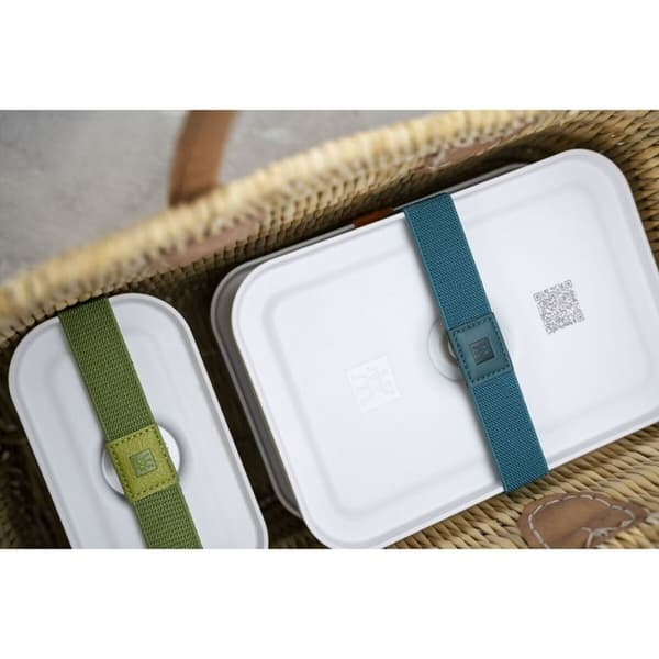 Lunchlåda Zwilling 36805-300-0 Vit Grå Plast Rektangulär 1,6 L 14,6 x 6,5 x 21,7 cm (1 antal)