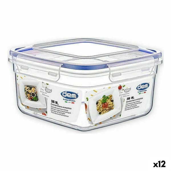 Hermetisk matlåda Dem 500 ml (12 antal)