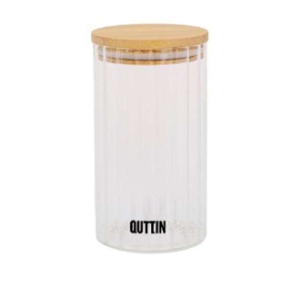 Gennemsigtig Glaskrukke Quttin    9 x 16 cm 780 ml 9 x 16,5 cm (12 enheder)