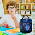 Miniatyrbild 5 av 6: Stitch Isolated Lunch Bag för barn, Pretty Lunch Box, Stitch Isolated Lunch Bag för barn, Kvinnor, Män, Barn, Blå