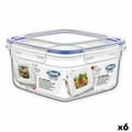 Miniatyrbild 1 av 3: Lunchlådor, set Dem Hermetisk 3 Delar 500 ml 18 x 18 x 10 cm (6 antal)
