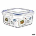 Miniatyrbillede 1 af 2: Hermetisk madkasse Dem 2,4 L 21 x 21 x 11 cm (12 enheder)