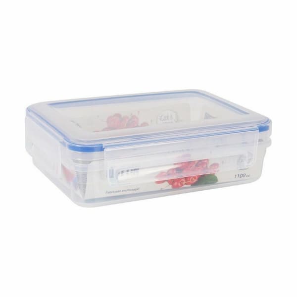 Hermetisk madkasse Quttin L&F Rektangulær 20 x 15 x 6 cm (12 enheder)