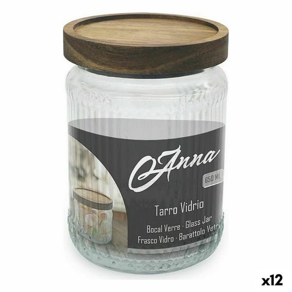 Purkki Anna Lasi 650 ml 10 x 14 cm (12 osaa)