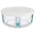 Miniatyrbillede 1 af 3: Madkasse Pasabahce 530683-1113225 Hvid Gennemsigtig Glas 2 Rum