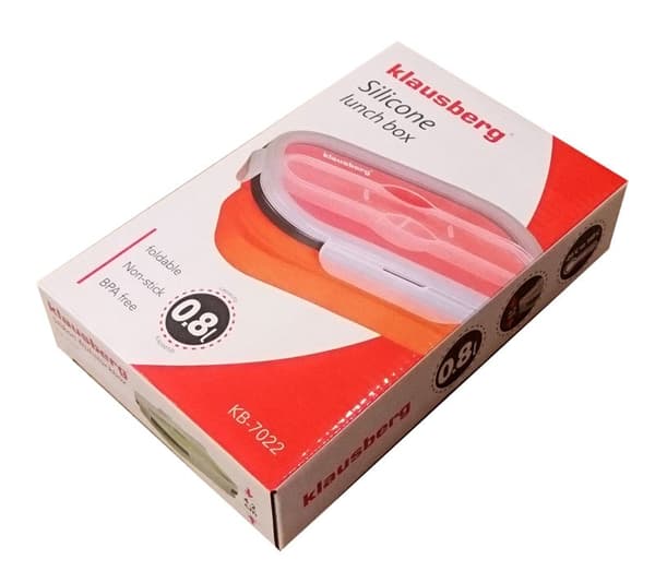 SILIKONINEN LOUNASRAATIKKO 800ml, 1-LOKESTO KLAUSBERG KB-7022