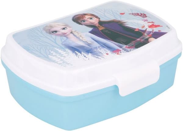 Snackbox - Disney - Fryst - Anna och Elsa - Flerfärgad - Rektangulär