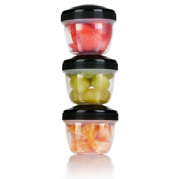 Kannelliset säilytyspurkit 3-pack - 130 ml