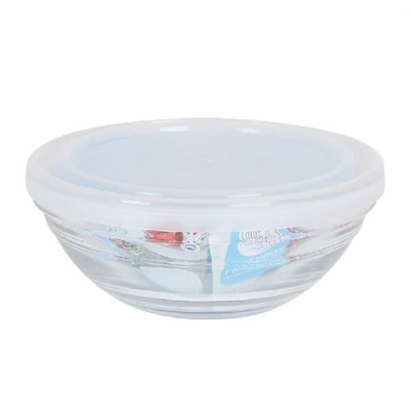 Rund matlåda med lock Duralex FreshBox Transparent Ø 14 cm (12 antal)