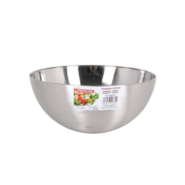 Salladsskål Quttin Silvrig Ø 29,5 cm Stål (6 antal)