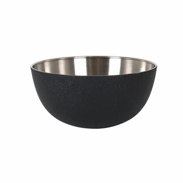 Salladsskål Quttin Crocodile Svart Stål 19,2 x 9 cm (12 antal)