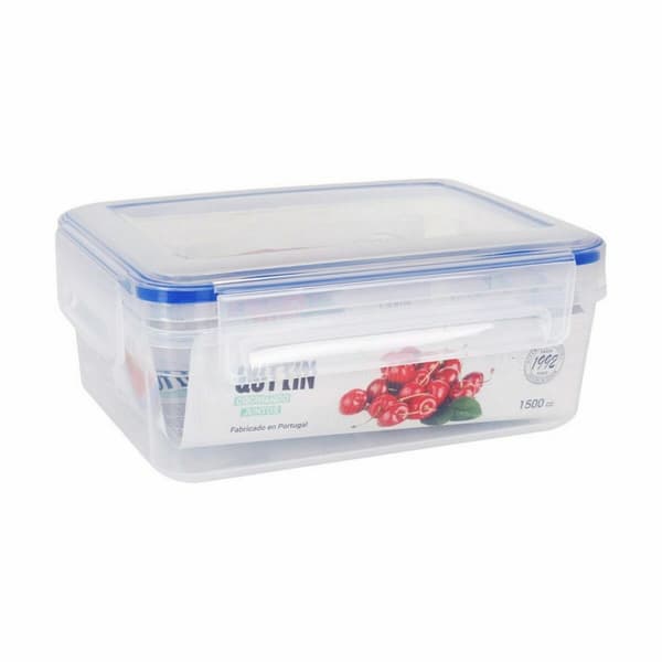 Hermetisk matlåda Quttin L&F Rektangulär 20 x 15 x 8 cm (12 antal)