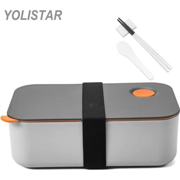 Lunchbox - Ej specificerad - 1000ml - Orange - Mikrovågsugn - Tål diskmaskin