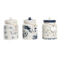 Miniatyrbillede 1 af 4: Blik DKD Home Decor 12 x 12 x 16 cm Blå Hvid Dolomite (3 enheder)