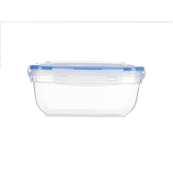Hermetisk madkasse Leknes 30113 Gennemsigtig polypropylen Firkantet 1,4 L 14,5 x 8,5 x 20 cm (12 enheder)
