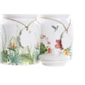 Pikkukuva 3 / 3: Purkki DKD Home Decor Puutarha Monivärinen Trooppinen 15 x 15 x 21 cm (2 osaa)