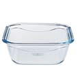 Pikkukuva 2 / 3: Ilmatiivis eväsrasia Pyrex Cook & go 21 x 21 x 9 cm Sininen 1,9 L Lasi (6 osaa)