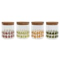 Miniatyrbild 1 av 4: Burk Home ESPRIT Gul Grön Naturell Kork Silikon Borosilikatglas Shabby Chic 700 ml (4 antal)