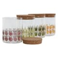Miniatyrbild 2 av 4: Burk Home ESPRIT Gul Grön Naturell Kork Silikon Borosilikatglas Shabby Chic 700 ml (4 antal)