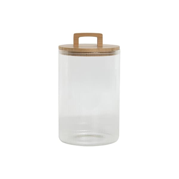 Blik Home ESPRIT Gennemsigtig Bambus Krystal 4 L