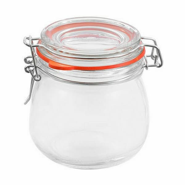 Krukke La Mediterránea Hermetisk Glass 350 ml (12 enheter)