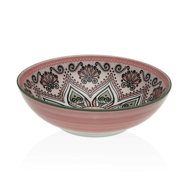 Salladsskål Versa Rosa Keramik Porslin 22,5 x 9 x 22,5 cm