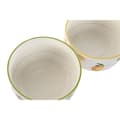 Miniatyrbilde 3 av 3: Salatbolle Home ESPRIT Gul Rød Grønn Porselen 21 x 21 x 12 cm (2 enheter)
