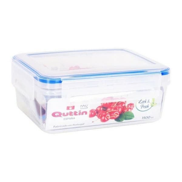 Hermetisk madkasse Quttin L&F - 500 ml - 15 x 10 x 6 cm