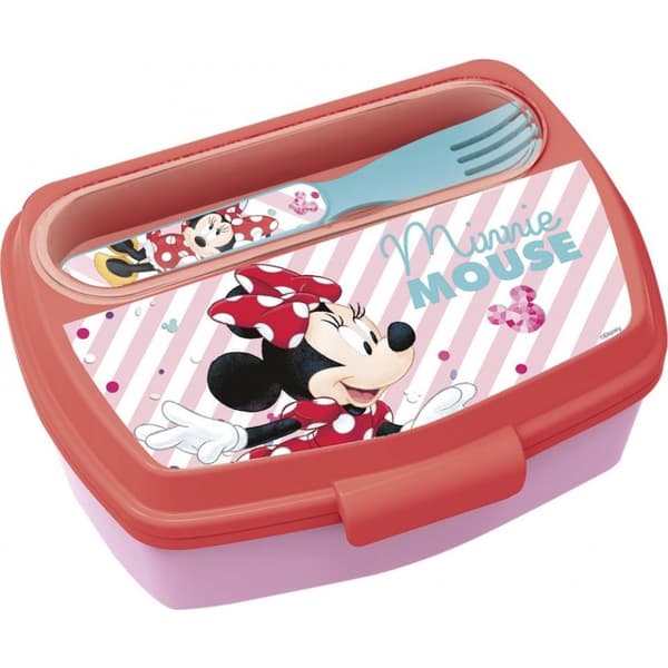 Matlåda Lunchbox Mimmi Pigg Disney med bestick