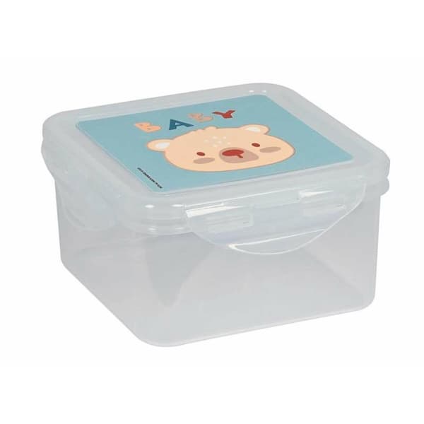 Madkasse Safta Baby bear Pudderblå Polyuretan 13 x 7,5 x 13 cm