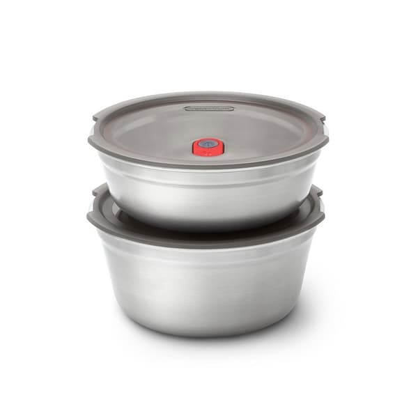 BB-Lunchbox, stål, rund, 0,95l MULTIFUNKTION FR