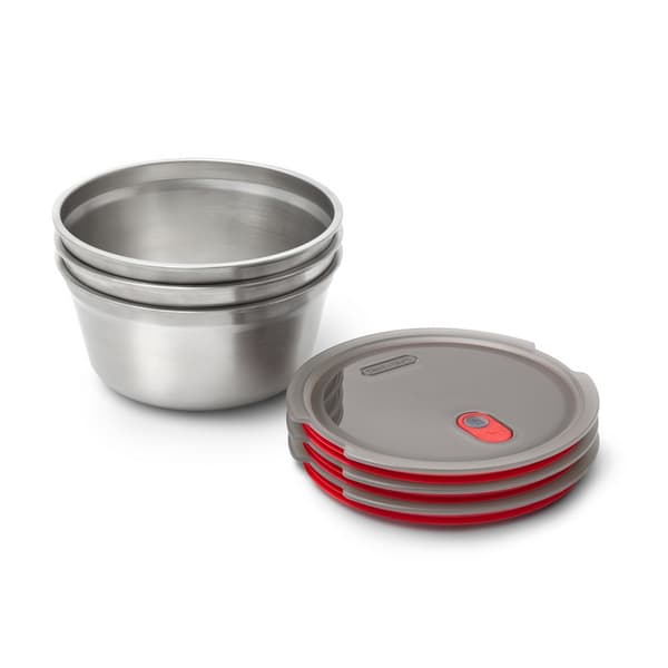 BB-Lunchbox, stål, rund, 0,95l MULTIFUNKTION FR
