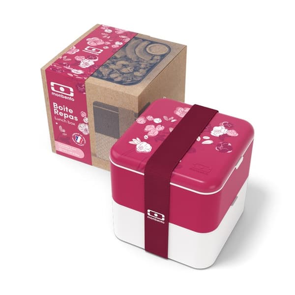 MB-Lunchbox Bento Square FR, Graphic Magnolia