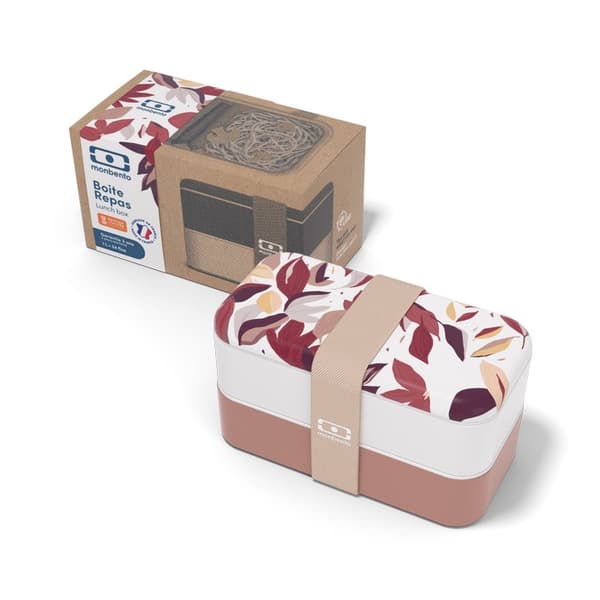 MB-Lunchbox Bento Original Graphic Pink Vegetal