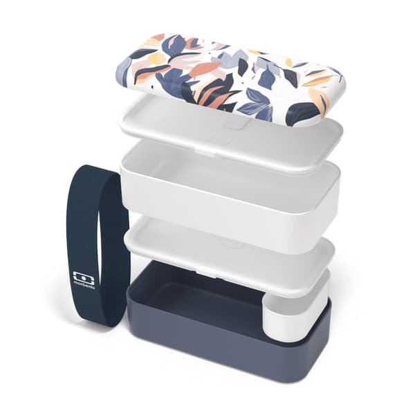 MB-Lunchbox Bento Original Graphic Blue Veg